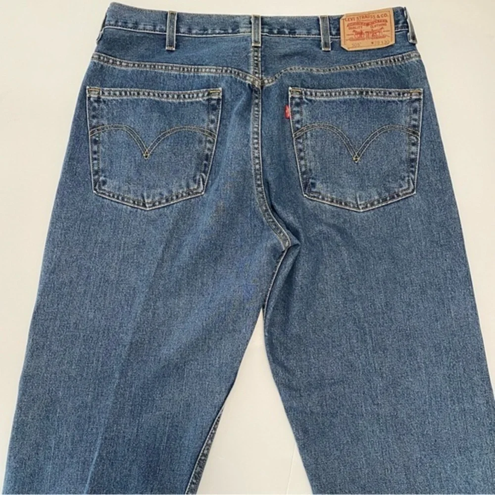 Levi's Men's 505 Regular Fit Straight Leg Denim Blue‎ Jeans 38x30
